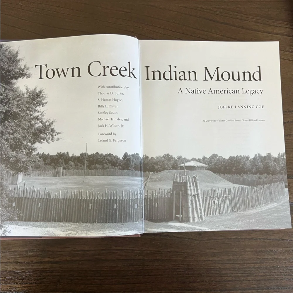 Town Creek Indian Mound Book by Joffre Lanning Coe - Brown Cover